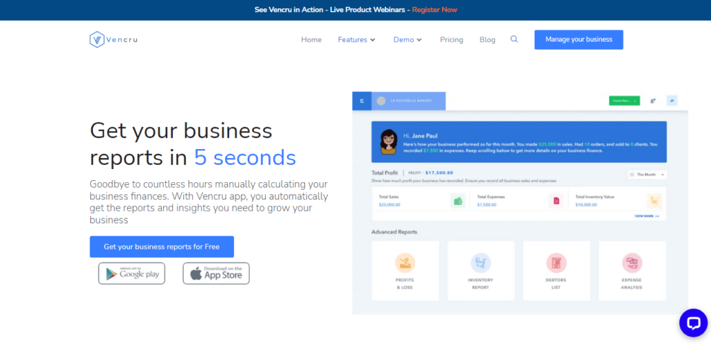 Vencru | What is Accounting and POS software?