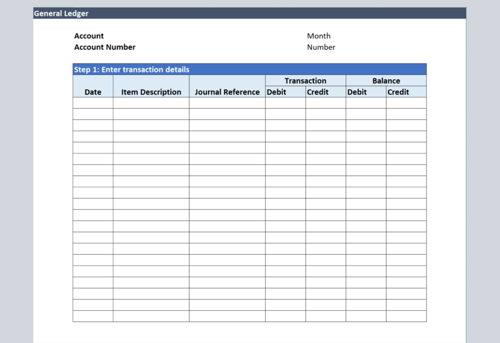 Free Ledger Template from www.vencru.com